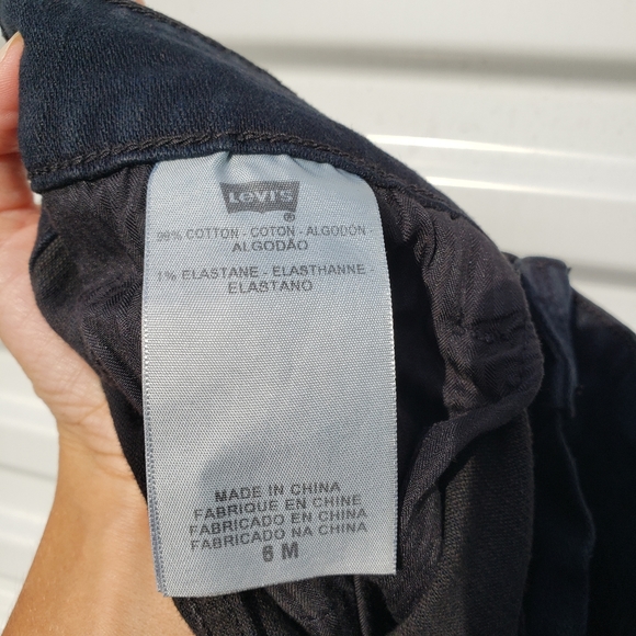 Levi's San Francisco high waist-wide leg-dark wash - Picture 7 of 10